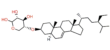 5a-Stigmast-7-en-3b-ol 3-O-b-D-xylopyranoside